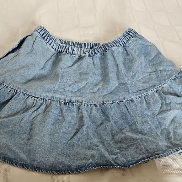 American Eagle Outfitters Blue Tiered Bubble Skirt - Picture 16 of 16